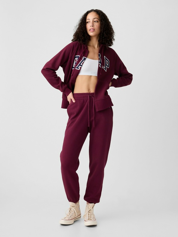 GAP Суитшърт с цип и лого на Gap