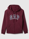 GAP Суитшърт с цип и лого на Gap