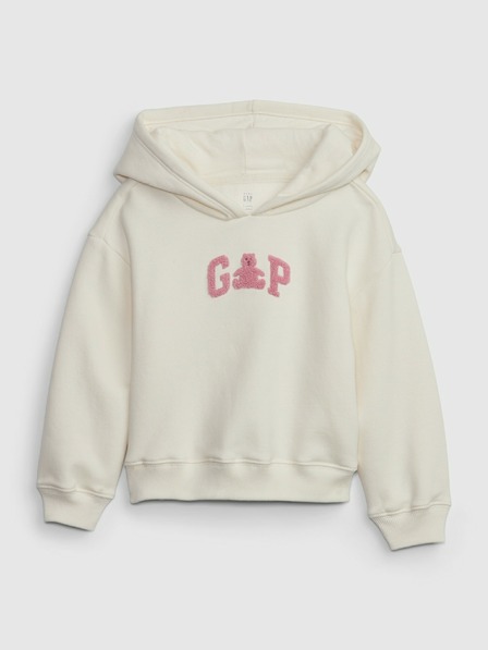 GAP Бебешки суитчер с лого и качулка GAP