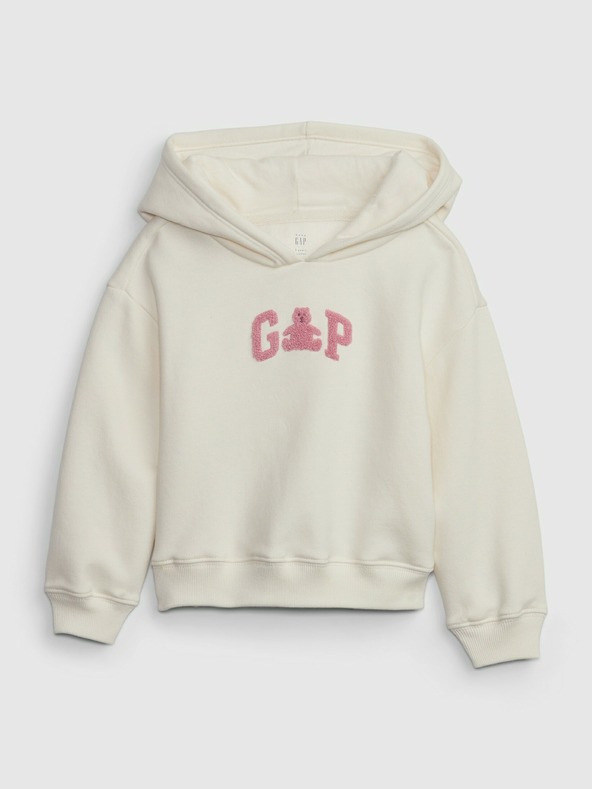 GAP Бебешки суитчер с лого и качулка GAP