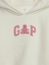 GAP Бебешки суитчер с лого и качулка GAP