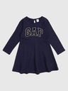 GAP Бебешка рокля с логото на GAP