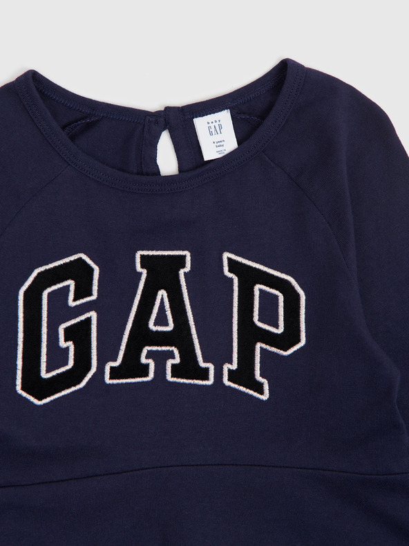 GAP Бебешка рокля с логото на GAP