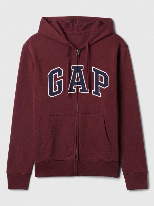 GAP Суитшърт с цип и лого GAP