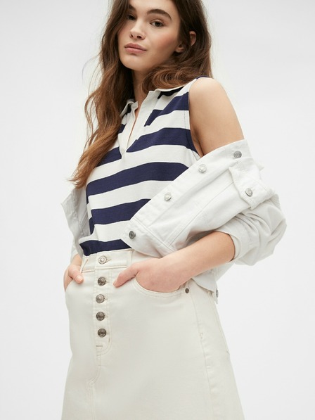 GAP Дънкова пола с копчета GAP