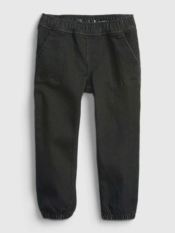 GAP Бебешки черни джинси joggers GAP
