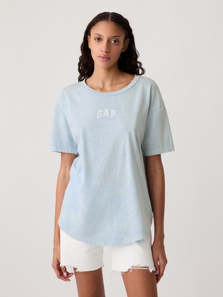 GAP Памучна тениска с логото на Gap