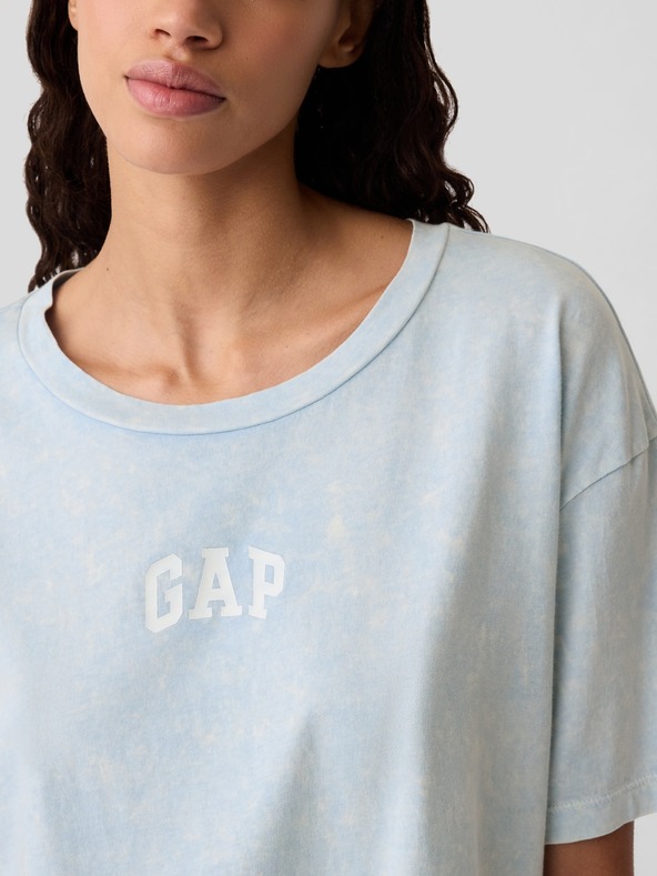 GAP Памучна тениска с логото на Gap