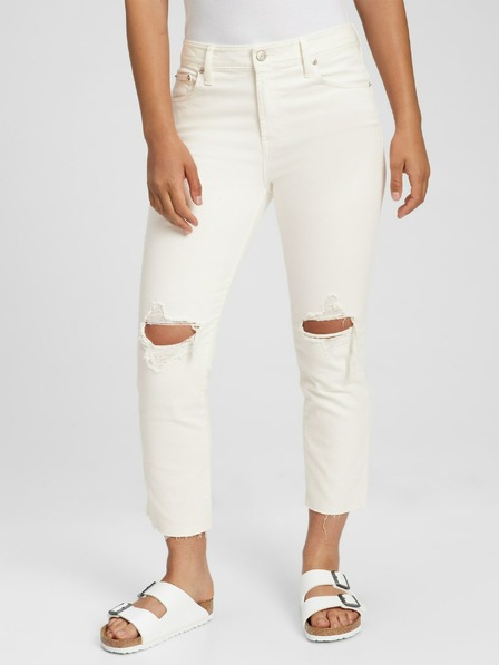 GAP Дънки slim boyfriend Mid Rise Destructed Universal GAP