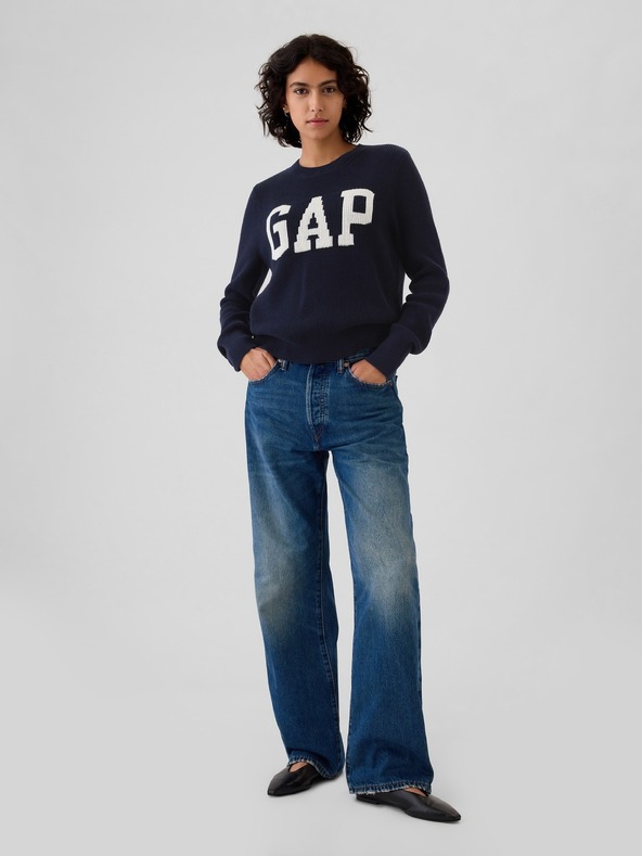GAP Пуловер с логото на GAP