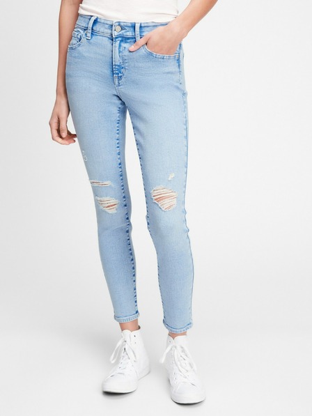 GAP Дънки distressed jeggings mid rise GAP