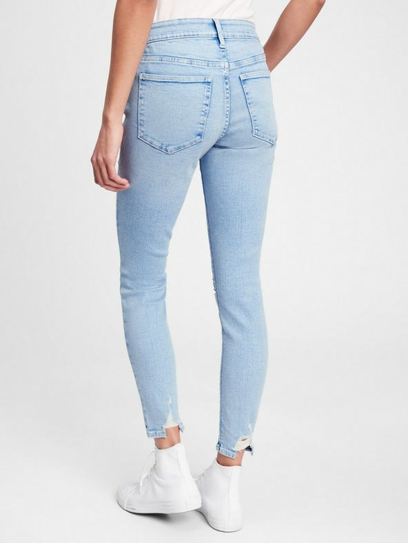 GAP Дънки Mid Rise Distressed Jeggings GAP