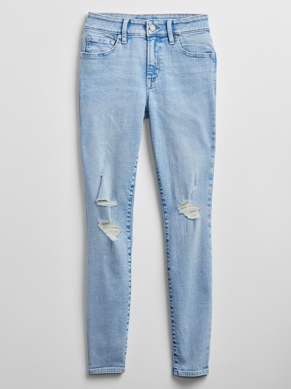 GAP Дънки Mid Rise Distressed Jeggings GAP