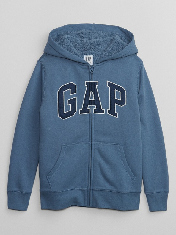 GAP Детски топъл суитшърт с лого GAP