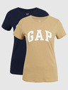 GAP Тениска с лого Gap, 2 бр. GAP