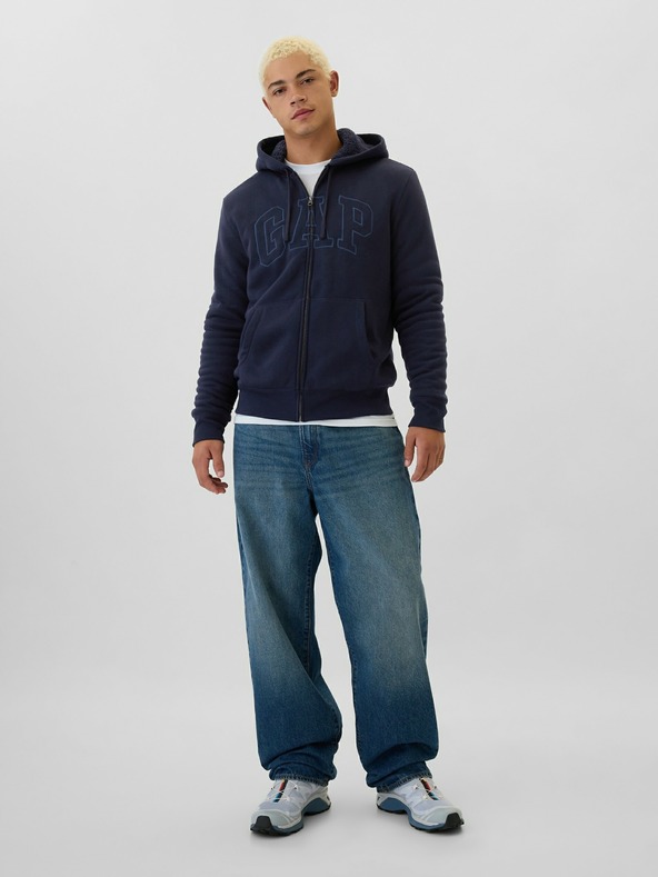 GAP Sherpa суитшърт с лого GAP