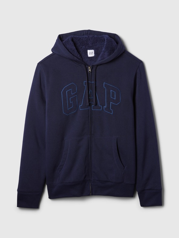 GAP Sherpa суитшърт с лого GAP