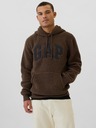 GAP Суитшърт от шерпа с логото на GAP
