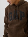 GAP Суитшърт от шерпа с логото на GAP