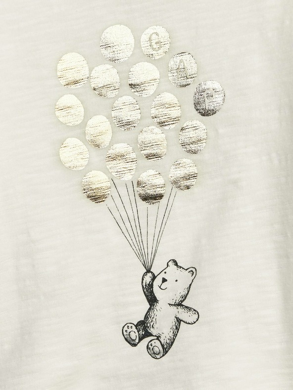 GAP Бебешка тениска с щампа Унисекс GAP