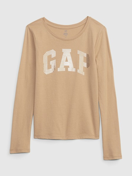 GAP Детска органична тениска с лого Gap GAP
