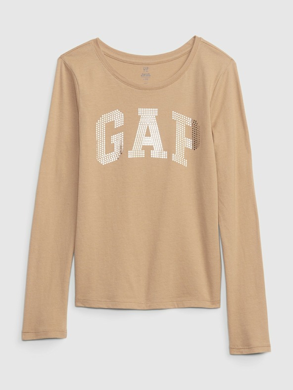 GAP Детска органична тениска с лого Gap GAP
