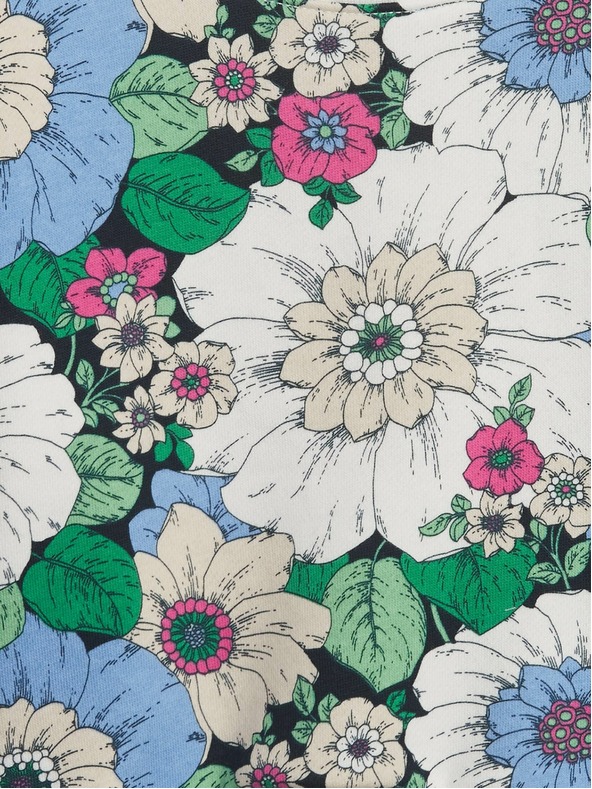 GAP Бебешки суитчър с цветя GAP