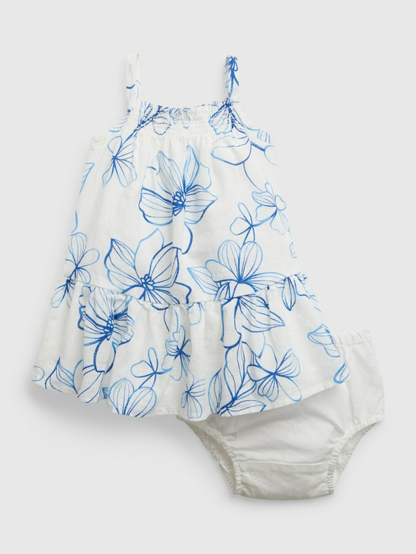 GAP Бебешка ленена рокля GAP