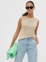 GAP Ленен топ без ръкави GAP