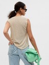 GAP Ленен топ без ръкави GAP