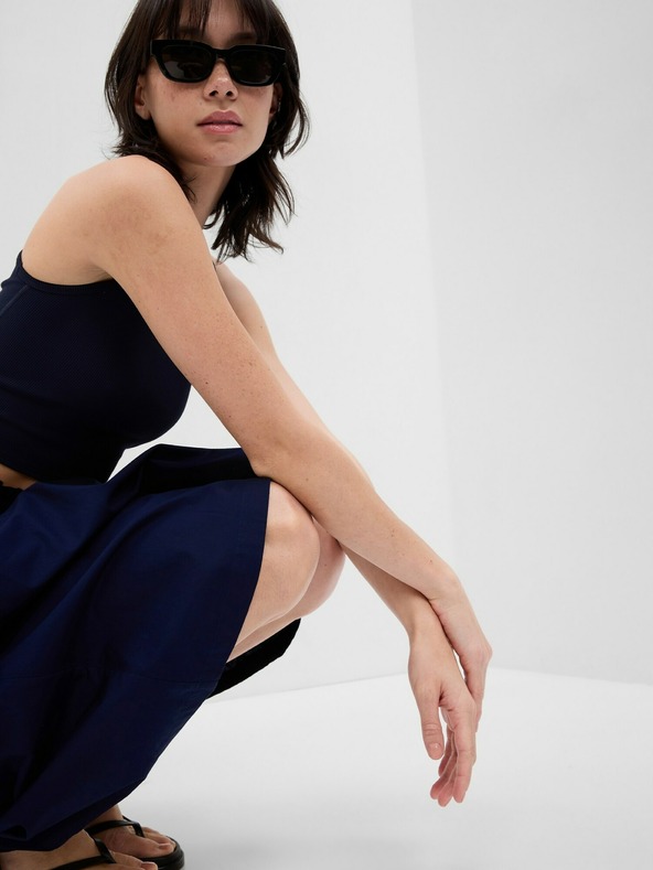 GAP Миди пола с еластична талия GAP