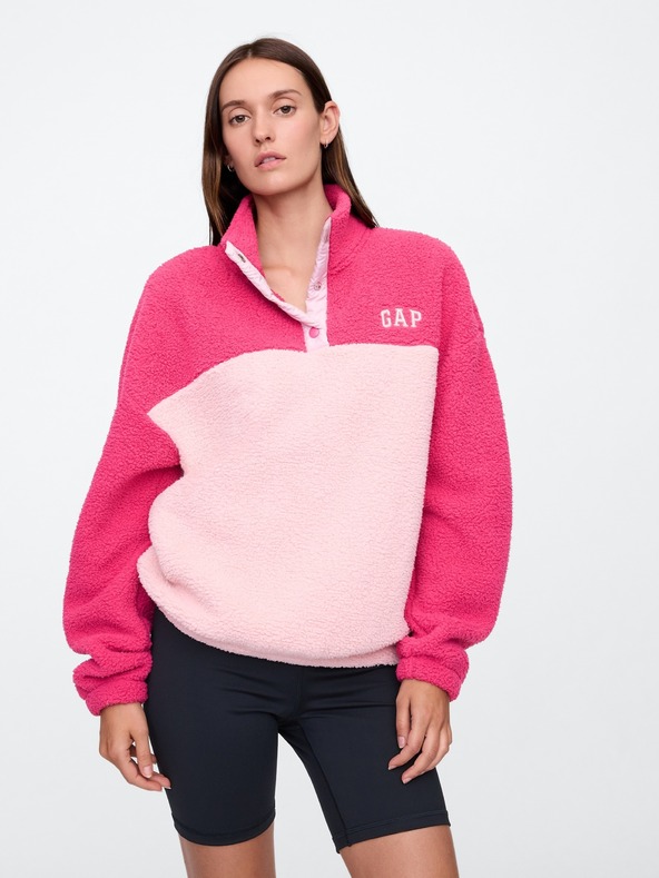 GAP Oversize sherpa суитшърт GAP