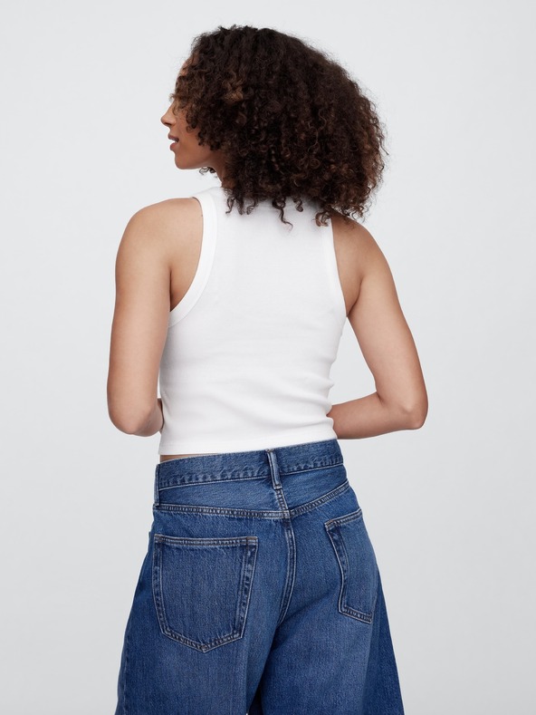 GAP Ребрест потник с лого на GAP