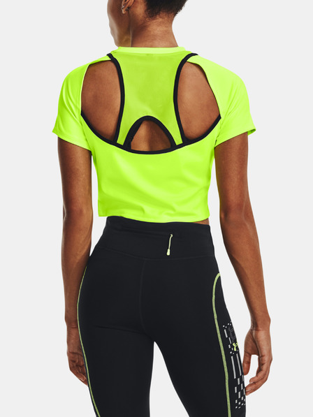 Under Armour Дамска тениска Under Armour UA Run Anywhere Crop SS