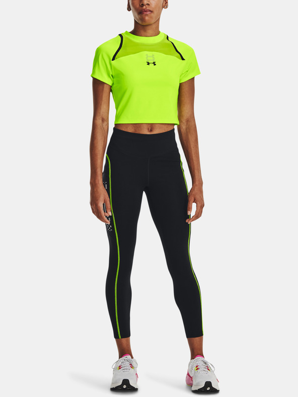 Under Armour Дамска тениска Under Armour UA Run Anywhere Crop SS