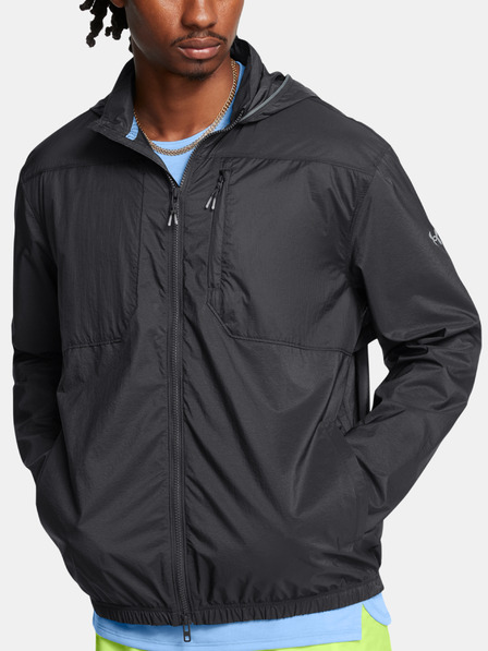 Under Armour Мъжки анцуг Under Armour UA TRAIL RUN JACKET-GRY