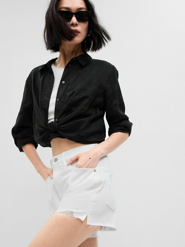 GAP Дънкови високи къси панталони GAP