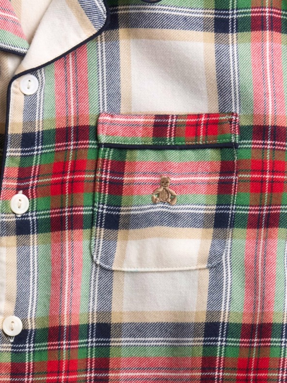 GAP Детски пижамен фланелен комплект Unisex GAP