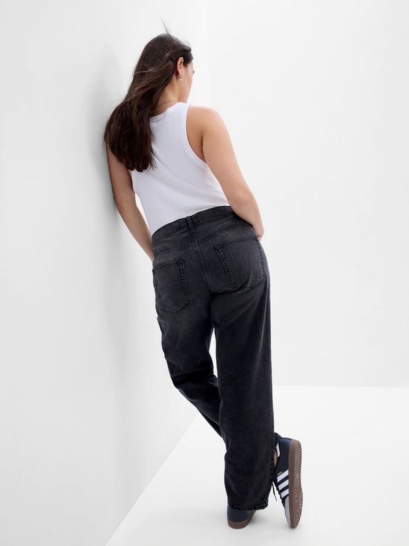 GAP Дънки loose Mid Rise Distressed '90s GAP