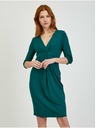 Orsay Петроленосиня дамска рокля по тялото ORSAY