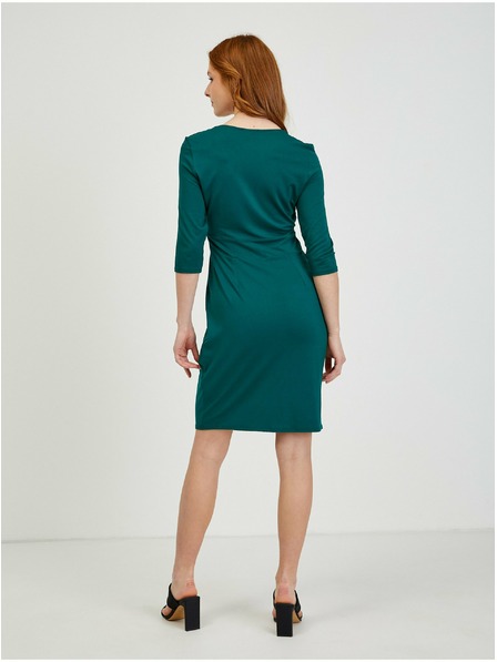 Orsay Петроленосиня дамска рокля по тялото ORSAY