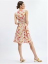 Orsay Червено-кремава дамска рокля на цветя ORSAY