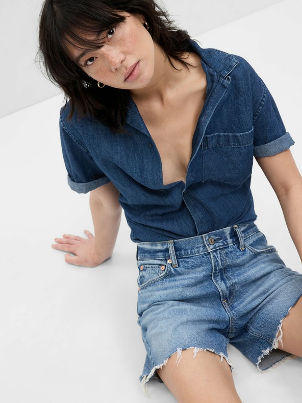 GAP Дънкови къси панталони Low Rise Stride GAP