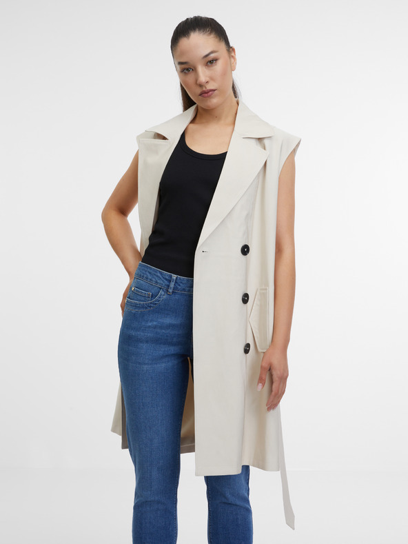 Orsay Бежов дамски елек ORSAY