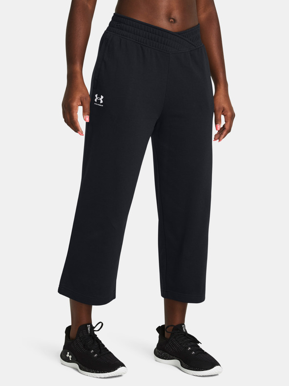 Under Armour Дамски долнища Under Armour UA Rival Terry Crop Wide Leg