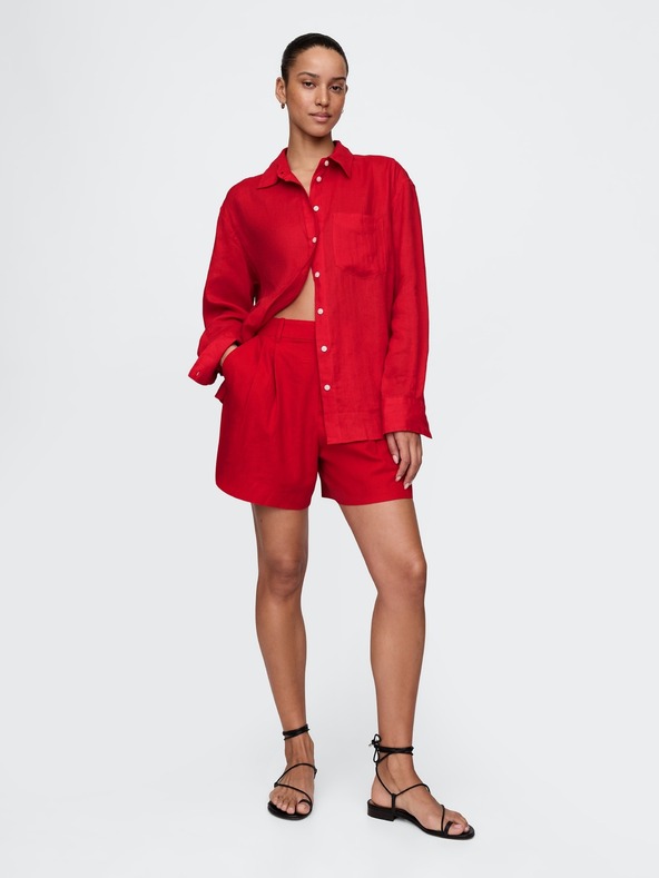 GAP Ленена риза с голям размер Голяма риза GAP