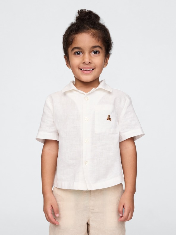 GAP Бебешка ленена риза Gap