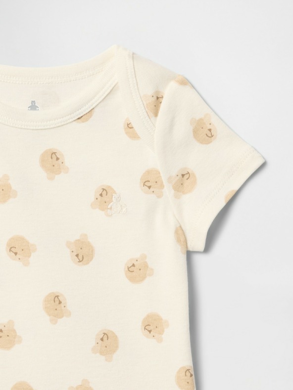 GAP Бебешко боди с лого Gap