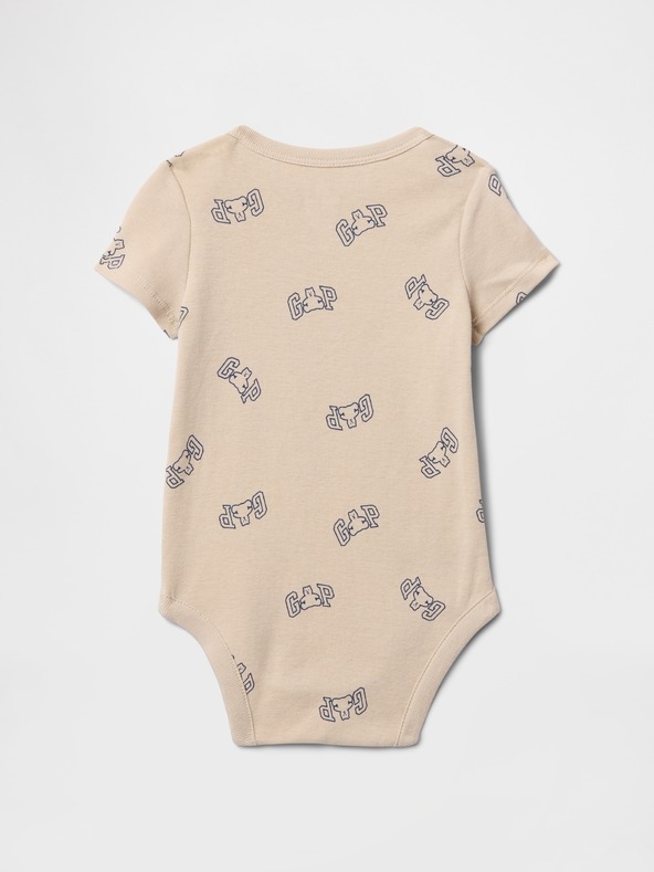 GAP Бебешко боди с лого Gap