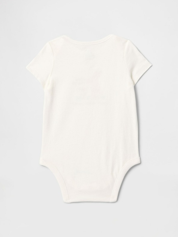 GAP Бебешко боди с лого Gap